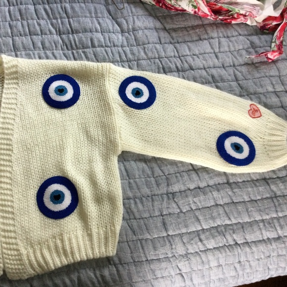 NWT More-Grand oversized sweater with  applications target/hearts sz M/L - Picture 13 of 16